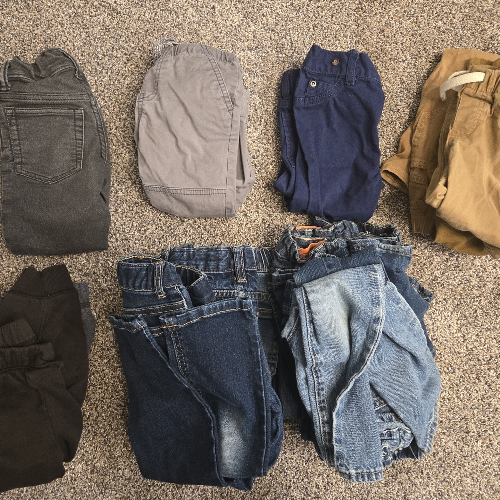 Multiples Kids Jeans Assortment - Blue, Gray, Tan